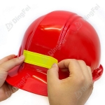 Reflective Helmet Stickers - Silver Reflective Hard Hat PVC Sticker